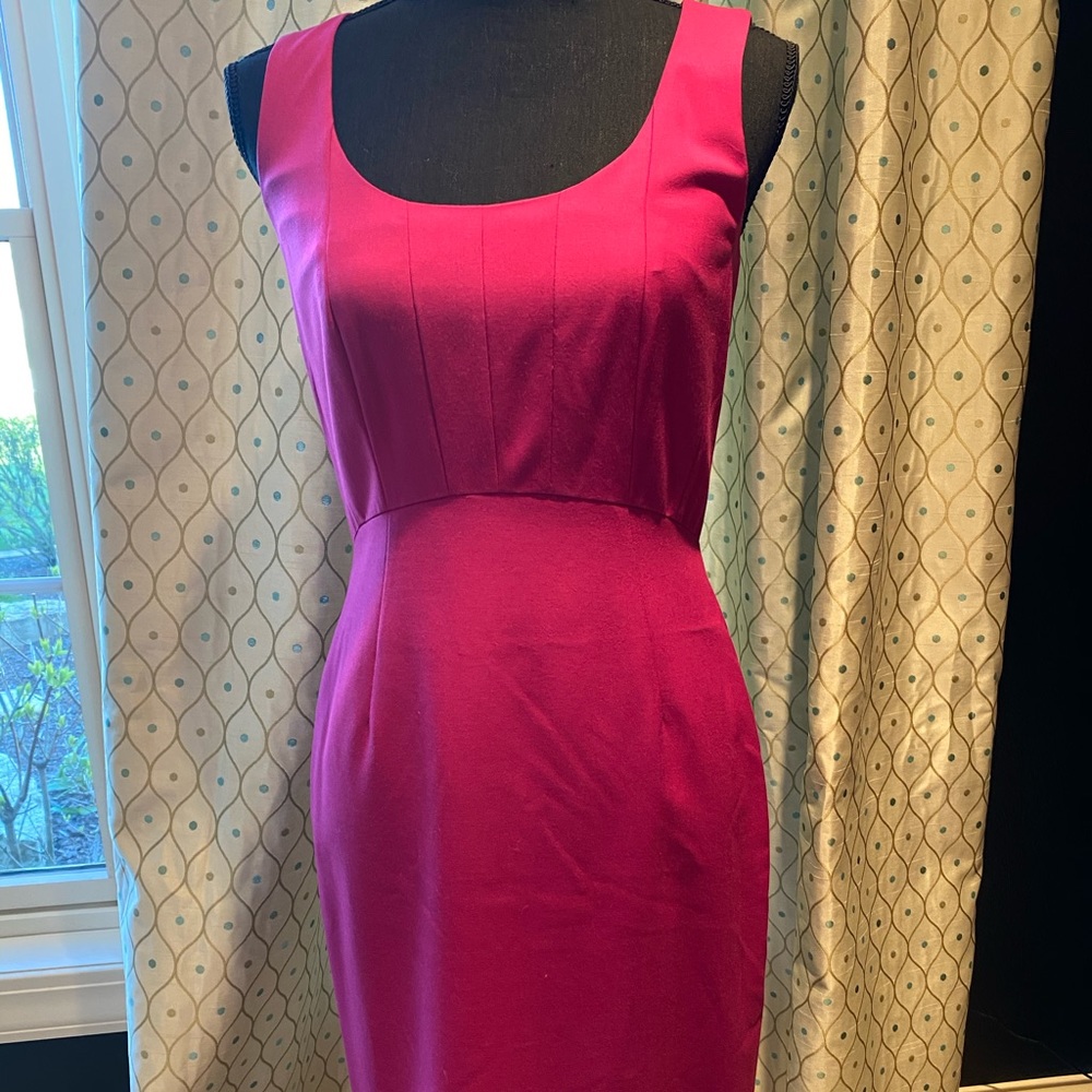 Fuscia sleeveless dress
